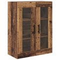 vidaXL Highboard 2 ks Staré drevo 69,5 x 34 x 180 cm Kompozitné drevo