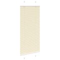 vidaXL plisovaná roleta krémová 65x150 cm Šírka látky 64,4 cm