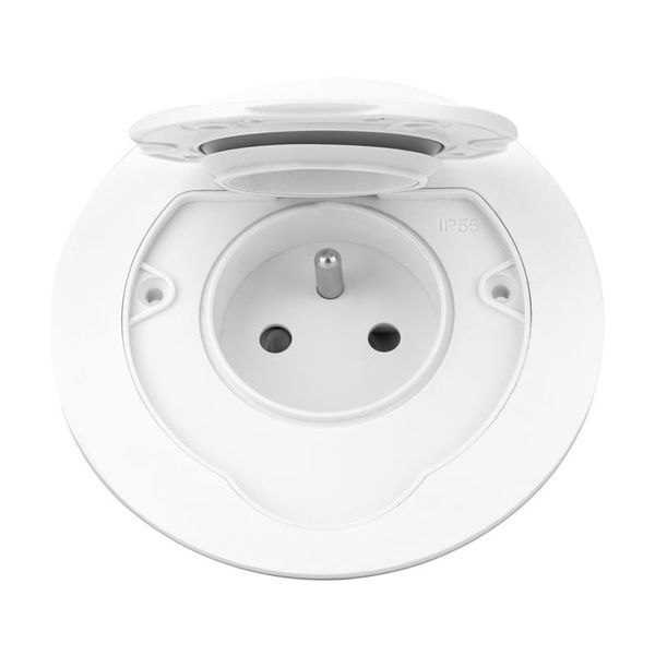 ORNO OR-GM-9030/W Zásuvka zapustená hermetická s víčkom