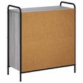 vidaXL Servírovacia skriňa Sivý Sonoma 97 x 33 x 81 cm