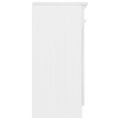 vidaXL Komoda ALTA biela 112x35x73 cm borovicový masív