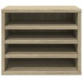 vidaXL Organizér na stôl dub sonoma 36x26x29,5 cm kompozitné drevo