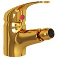 vidaXL Kúpeľňová batéria na bidet zlatá 13x12 cm