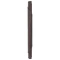 vidaXL Okrúhly koberec tmavohnedý 60 cm bambusový