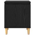 vidaXL Nočný stolík Čierny dub 40 x 30 x 50 cm Kompozitné drevo