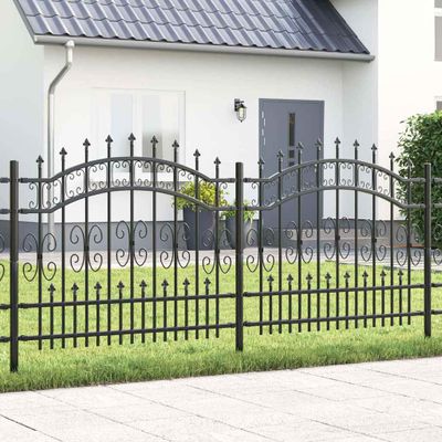 vidaXL Záhradný plot KAMPEN 240 x 140 cm Mesh Povrchovo upravená oceľ