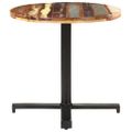 vidaXL Bistro stôl okrúhly Ø70x75 cm recyklovaný masív