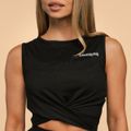 Dámsky top Cropped Breeze Black - BeastPink, veľkosť XL