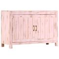 vidaXL Komoda svetloružová 110x35x70 cm masívne mangovníkové drevo