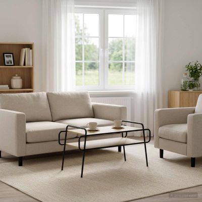 vidaXL Konferenčný stolík Dub sonoma 100 x 50 x 51 cm Kompozitné drevo