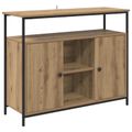 vidaXL Servírovacia skriňa Remeselný dub 100 x 35 x 80 cm