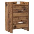 vidaXL Nočné stolíky 2 ks Staré drevo 40 x 30 x 60 cm Kompozitné drevo