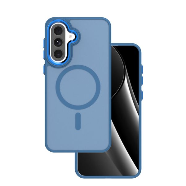 Puzdro Frozen Mag pre Samsung Galaxy A37 5G tmavomodré