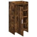 vidaXL Skriňa na topánky Dymový dub 48 x 36 x 92 cm Kompozitné drevo