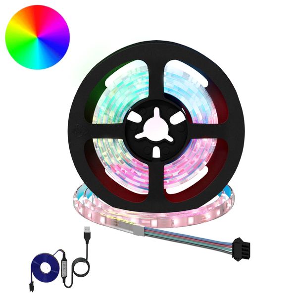 vidaXL LED pás 2 pcs Čierna a priehľadná 1000 mm Meď a plast