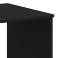 vidaXL Písací stôl so zásuvkami, čierny dub 102x50x76 cm, umelé drevo