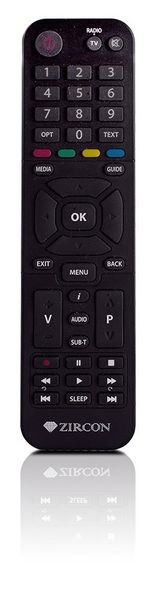 Diaľkové ovládanie pre Zircon Air HbbTV