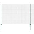 vidaXL Zvarené pletivo s podperami 25 x 1,6 m PVC potiahnutá oceľ