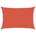 vidaXL Tieniaca plachta 160 g/m² tehlovočervená 2,5x3,5 m HDPE