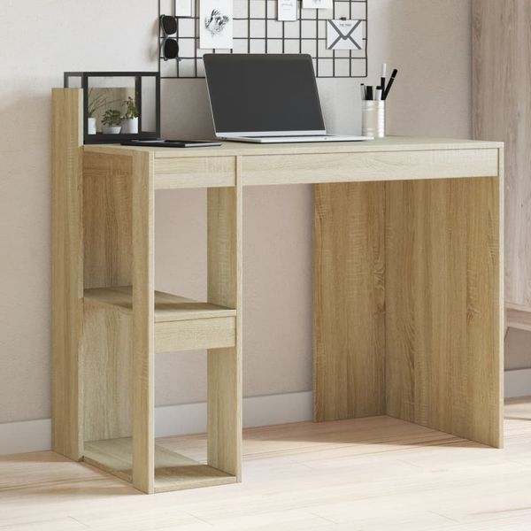 vidaXL Kancelársky stôl dub sonoma 103,5x56,5x94 cm kompozitné drevo