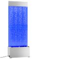 vidaXL Bublinkový stĺp s RGB LED nehrdzavejúca oceľ a akryl 110 cm