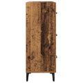 vidaXL Servírovacia skriňa so zásuvkou Staré drevo 69,5 x 34 x 90 cm