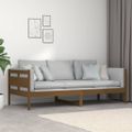 vidaXL Denná posteľ medovohnedá masívna borovica 90x200 cm