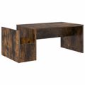 vidaXL Konferenčný stolík Dymová dub 90 x 45 x 35 cm Kompozitné drevo