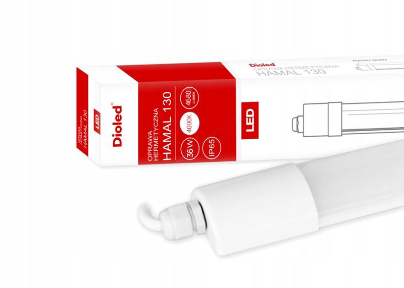 Svietidlo lineárne DIOLED Hamal 130 36W 4000k 120cm