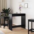vidaXL Barový stôl 102 x 50 x 103,5 cm Kompozitné drevo Čierny dub