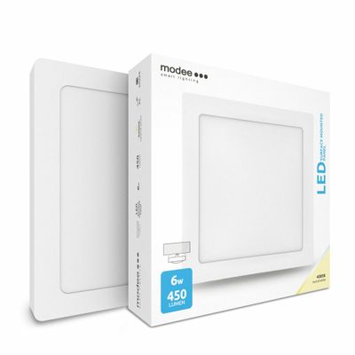 Modee Smart Lighting LED Panel Square Surface mounted 6W neutrálna biela (ML-LPS4000K6WA)