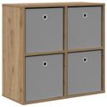 vidaXL Servírovacia skriňa Remeselný dub 68,5 x 32 x 67 cm