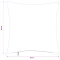 vidaXL Poťah na podložku 2 pcs HEERLEN Tmavosivá 50 x 50 cm manšestr