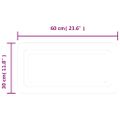 vidaXL LED kúpeľňové zrkadlo 60x30 cm