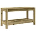 vidaXL Záhradná lavica 82,5x35x45 cm impregnovaná borovica