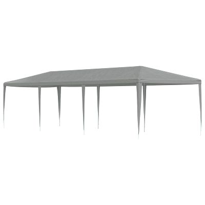 vidaXL Párty stan Svetlosivá 900 x 300 x 255 cm PE a oceľ