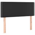 vidaXL Boxspring posteľ s matracom a LED čierna 120x200 cm umelá koža