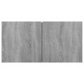 vidaXL Závesná TV skrinka sivý dub sonoma 60x30x30 cm spracované drevo