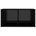 vidaXL TV skrinky 2 ks lesklé čierne 72,5x35x36,5 cm drevotrieska