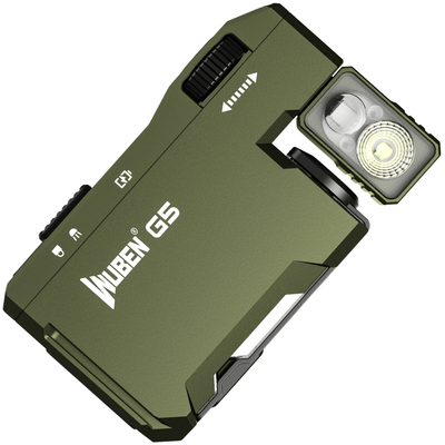 Wuben G5 ARMY GREEN malé svietidlo 400lm, zelená