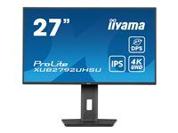 LED monitor - 27" - 3840 x 2160 4K @ 60 Hz - IPS - 350 cd/m² - 1300:1 - 4 ms - HDMI, DisplayPort, USB-C - reproduktory - matná čerň