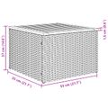vidaXL Súprava záhradných pohoviek 8 ks Čierna polyratan