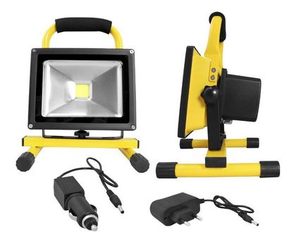 LED pracovný reflektor prenosný LTC LXLA313 s dobíjacou batériou, 20 W