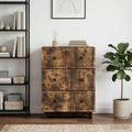 vidaXL Zásuvkový kabinet 66 x 34,5 x 90 cm Kompozitné drevo Dymový dub