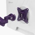 AROZZI ALZARE NEO Purple/ stolní držák pro monitory/ plynový píst/ kovový/ fialový Držák, VESA, stolní, pro monitor, -45°/+45°, otácení ±90° (180°), rotace 360°, nosnost 9kg, fialový