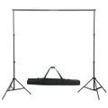 vidaXL Fotografické vybavenie so softboxami, pozadím a reflektorom