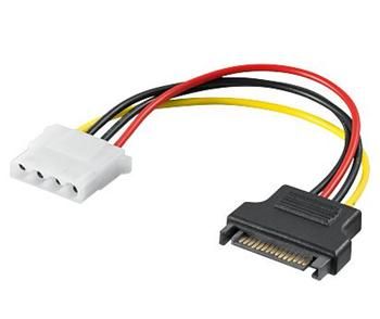 PremiumCord Napájacia redukcia Molex 5.25'' F - S-ATA M