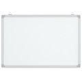 vidaXL Magnetická biela tabuľa 60x40x1,7 cm hliník