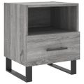 vidaXL Nočný stolík sivý sonoma 40x35x47,5 cm kompozitné drevo
