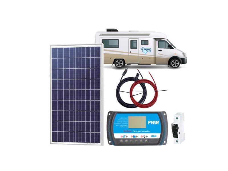 Solárny systém Karavan SOLARFAM 200 Wp, celočierny